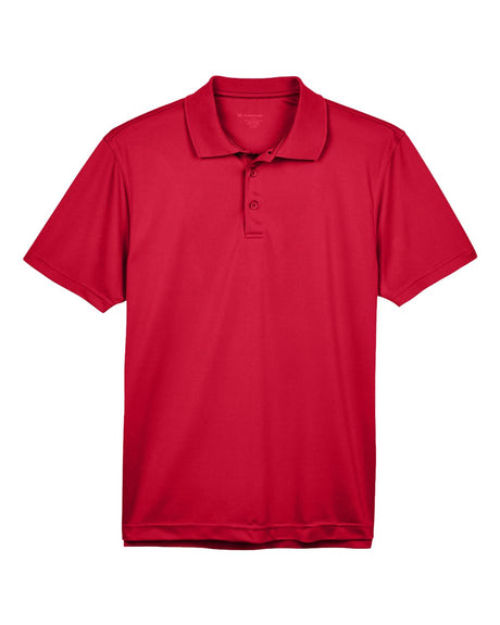 Harriton Men's Polyester Jersey Polo. M315 - Red