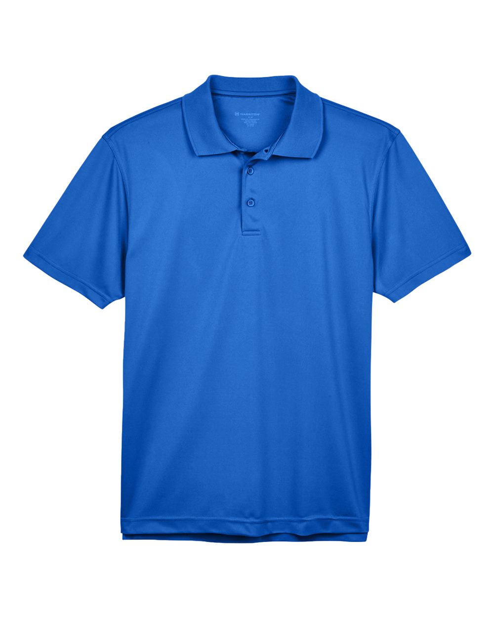 Harriton Men's Polyester Jersey Polo. M315 - True Royal