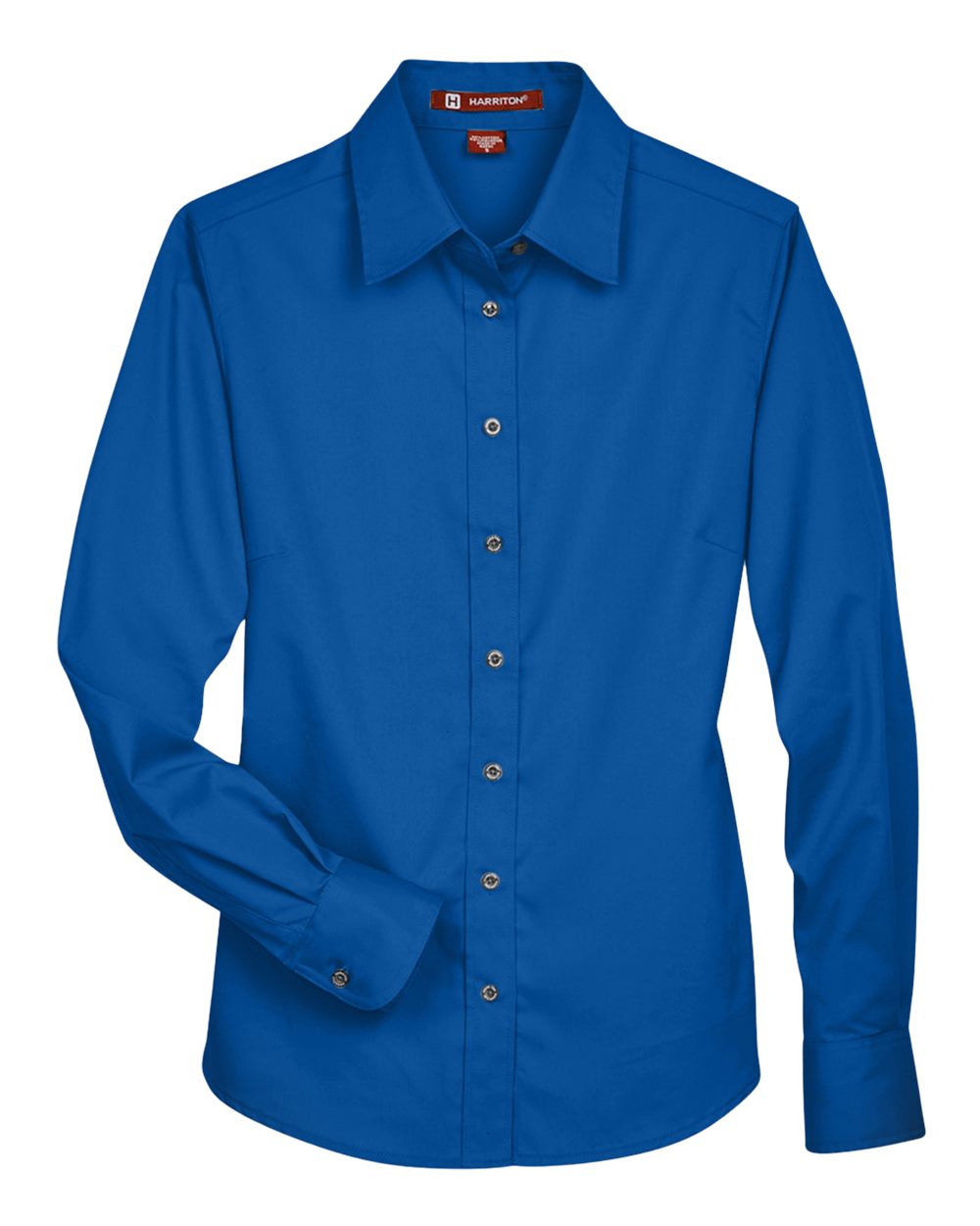 Harriton Women's Easy Blend™ Twill Dress Shirt with Stain-Release. M500W - French Blue