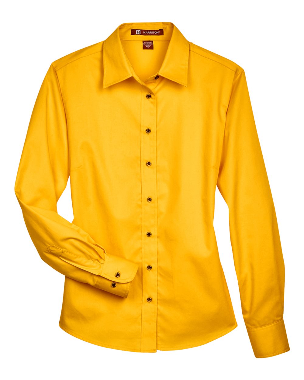 Harriton Women's Easy Blend™ Twill Dress Shirt with Stain-Release. M500W - Sunray Yellow