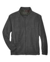 Harriton Men's Full-Zip Fleece. M990 - Charcoal