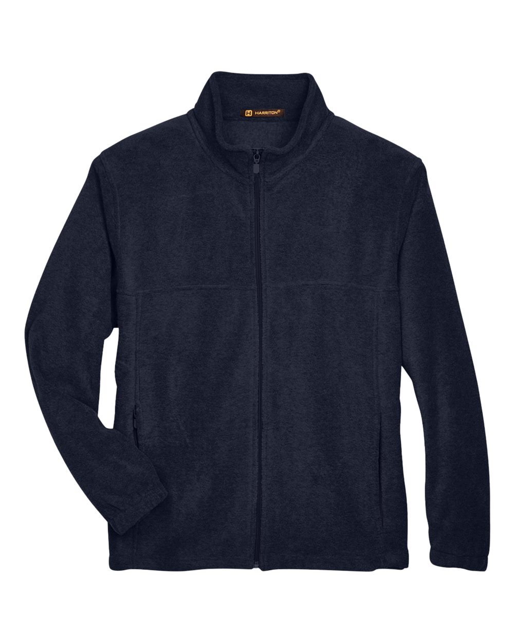 Harriton Men's Full-Zip Fleece. M990 - Navy