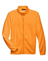 Harriton Men's Full-Zip Fleece. M990 - Safety Orange