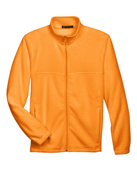 Harriton Men's Full-Zip Fleece. M990 - Safety Orange