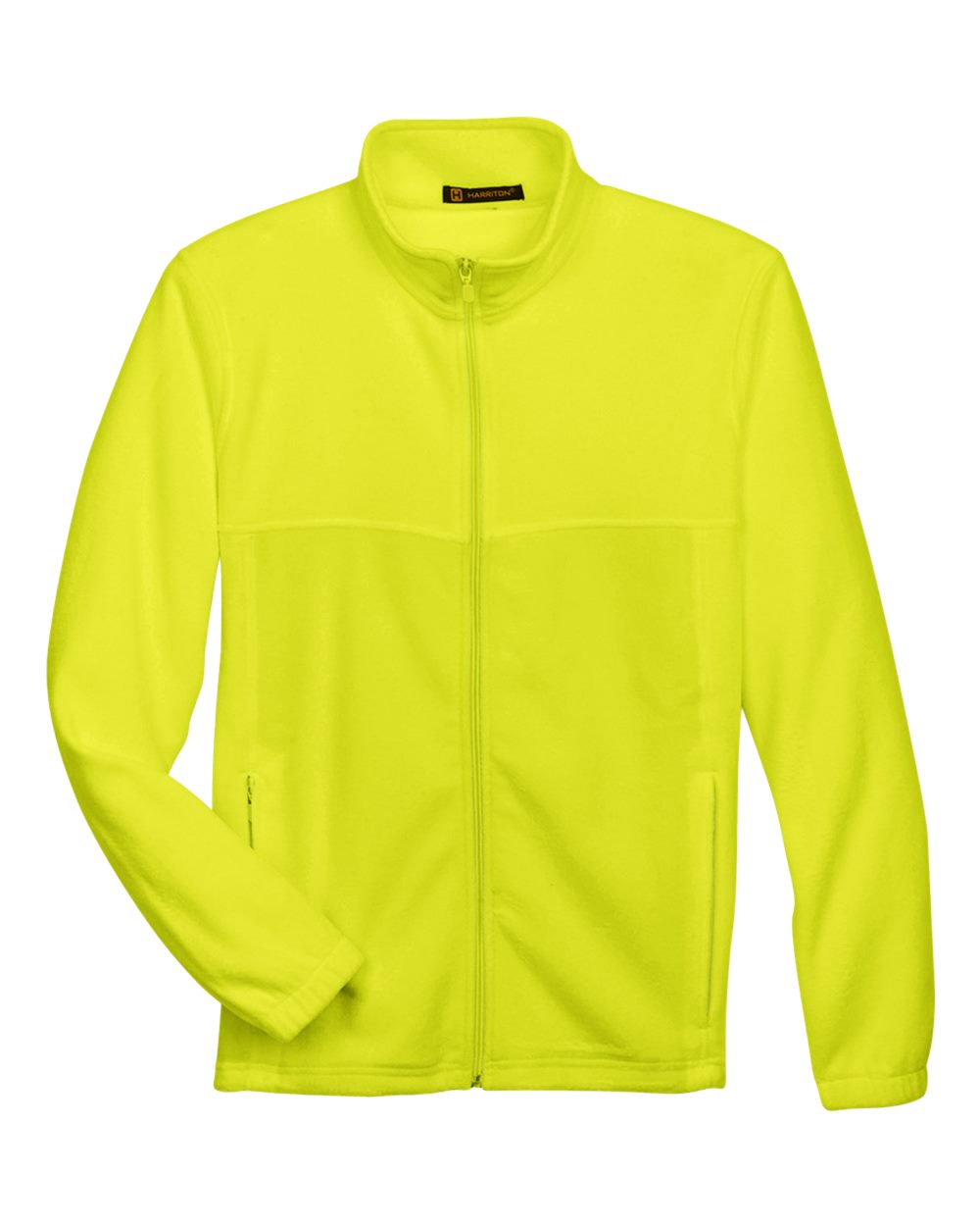 Harriton Men's Full-Zip Fleece. M990 - Safety Yellow