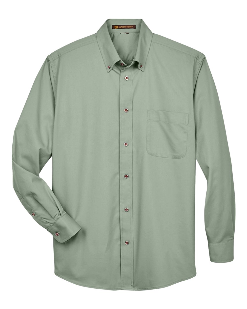 Harriton Men's Easy Blend™ Twill Shirt. M500 - Dill
