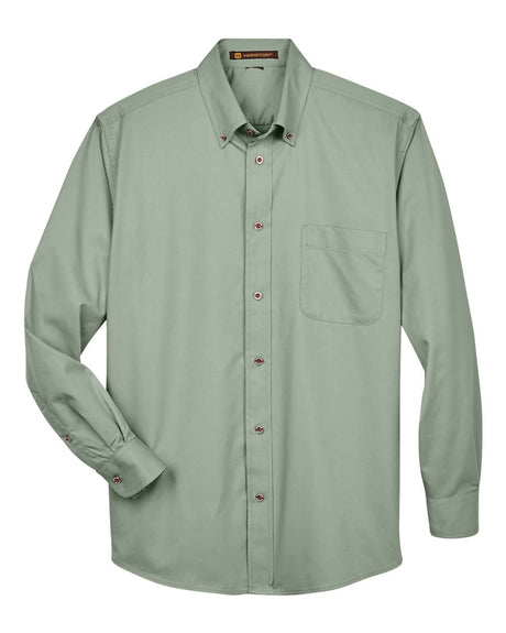 Harriton Men's Easy Blend™ Twill Shirt. M500 - Dill