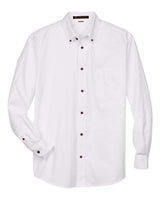 Harriton Men's Easy Blend™ Twill Shirt. M500 - White