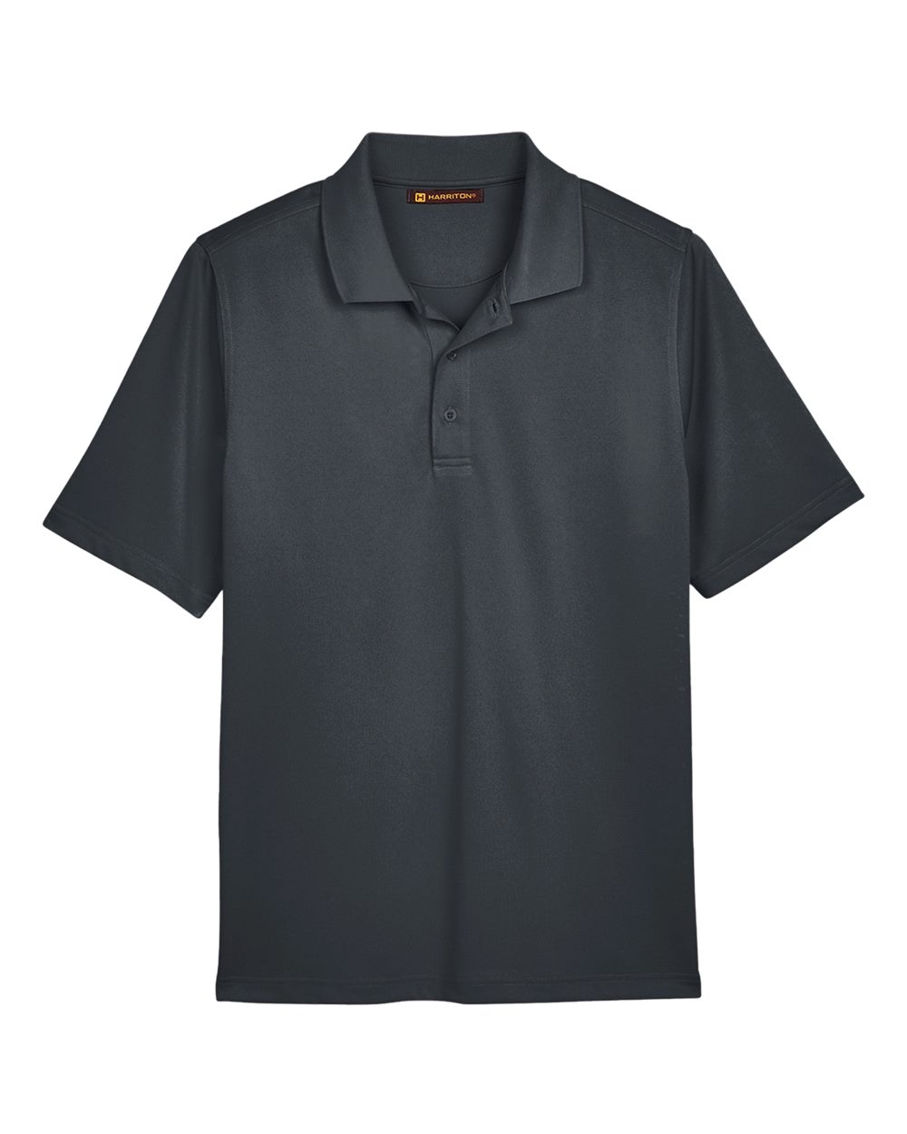 Harriton Men's Advantage Snag Protection Plus Polo. M348 - Dark Charcoal