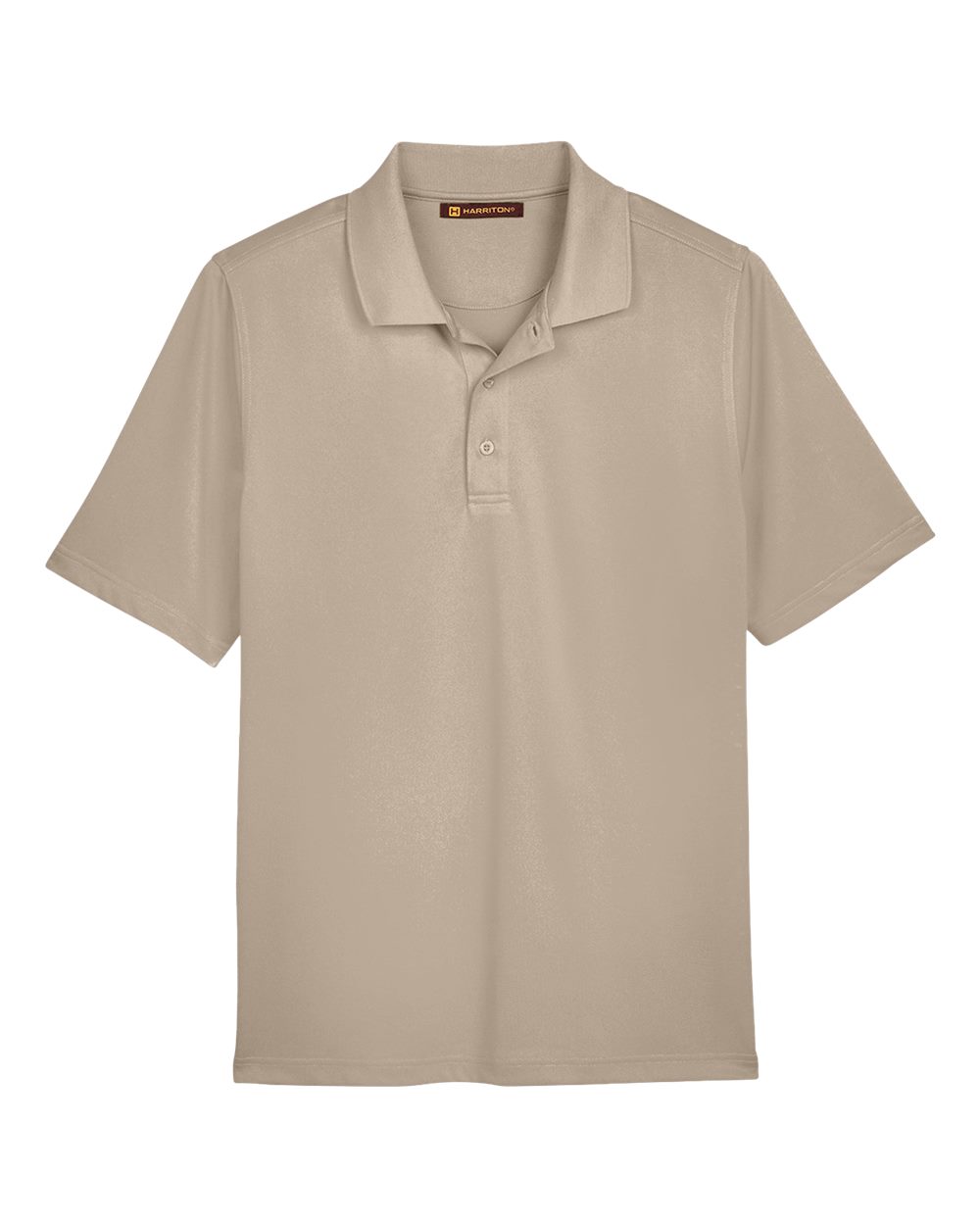 Harriton Men's Advantage Snag Protection Plus Polo. M348 - Khaki