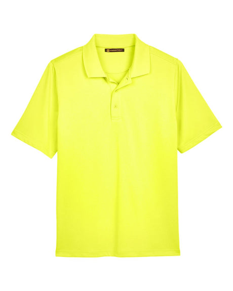 Harriton Men's Advantage Snag Protection Plus Polo. M348 - Safety Yellow