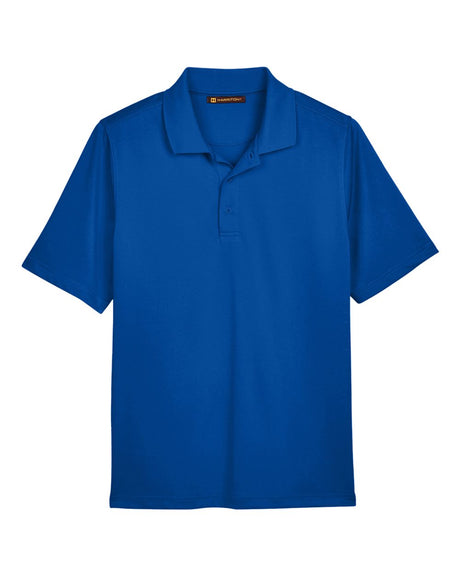 Harriton Men's Advantage Snag Protection Plus Polo. M348 - True Royal