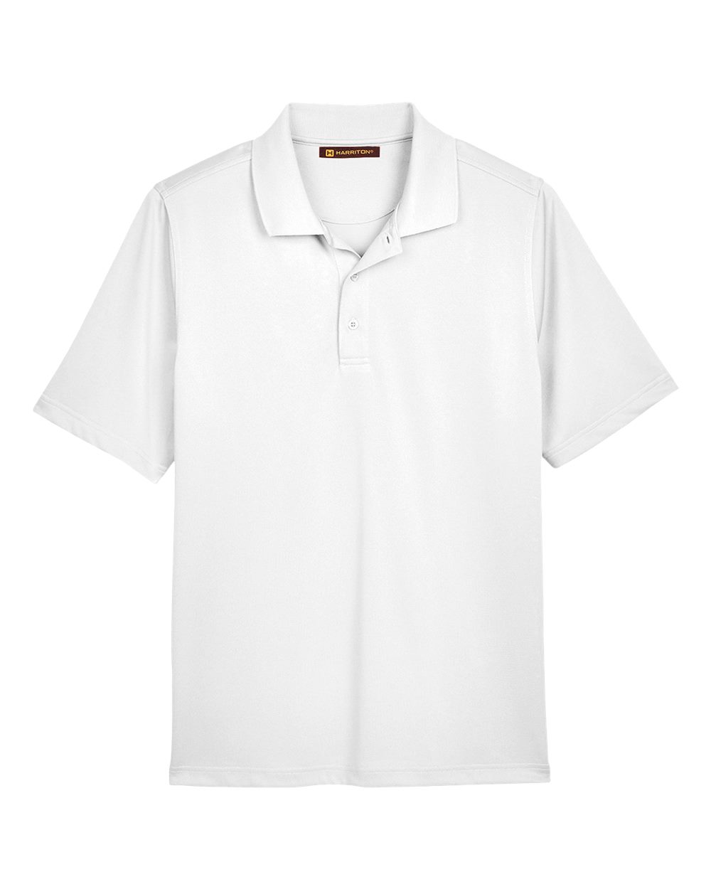 Harriton Men's Advantage Snag Protection Plus Polo. M348 - White