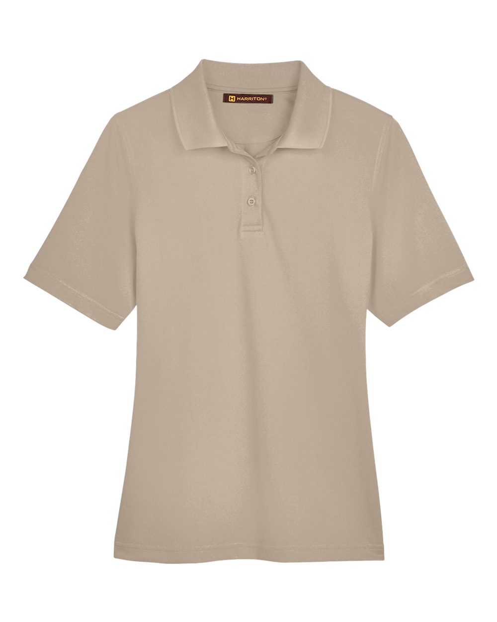 Harriton Women's Advantage Snag Protection Plus Polo. M348W - Khaki
