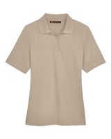 Harriton Women's Advantage Snag Protection Plus Polo. M348W - Khaki