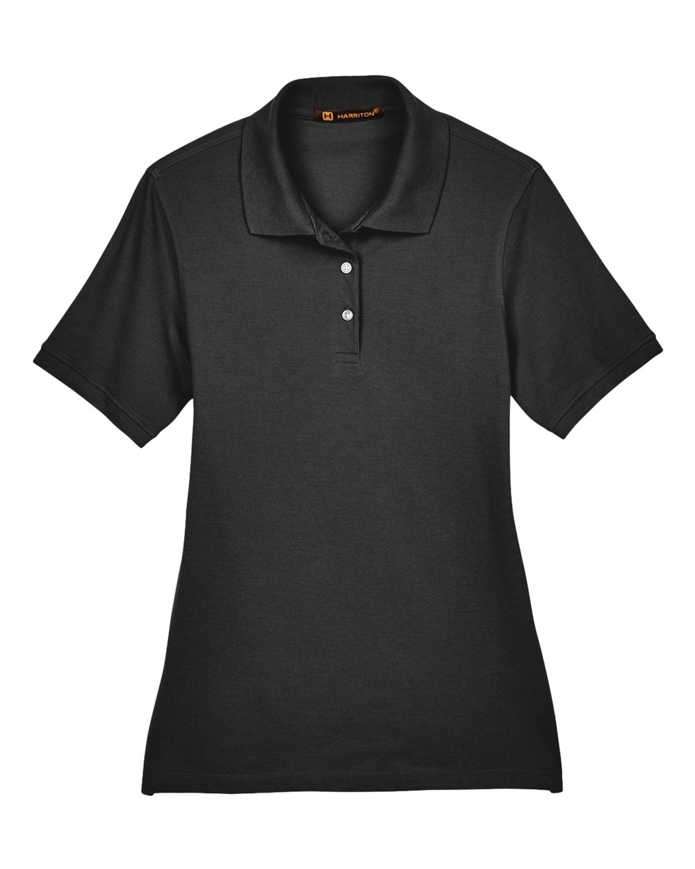 Harriton Women's Easy Blend Polo. M265W - Black
