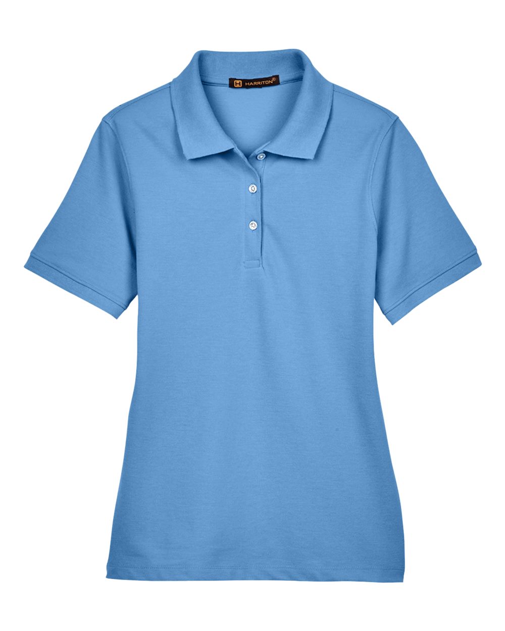 Harriton Women's Easy Blend Polo. M265W - Light College Blue