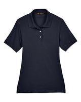 Harriton Women's Easy Blend Polo. M265W - Navy