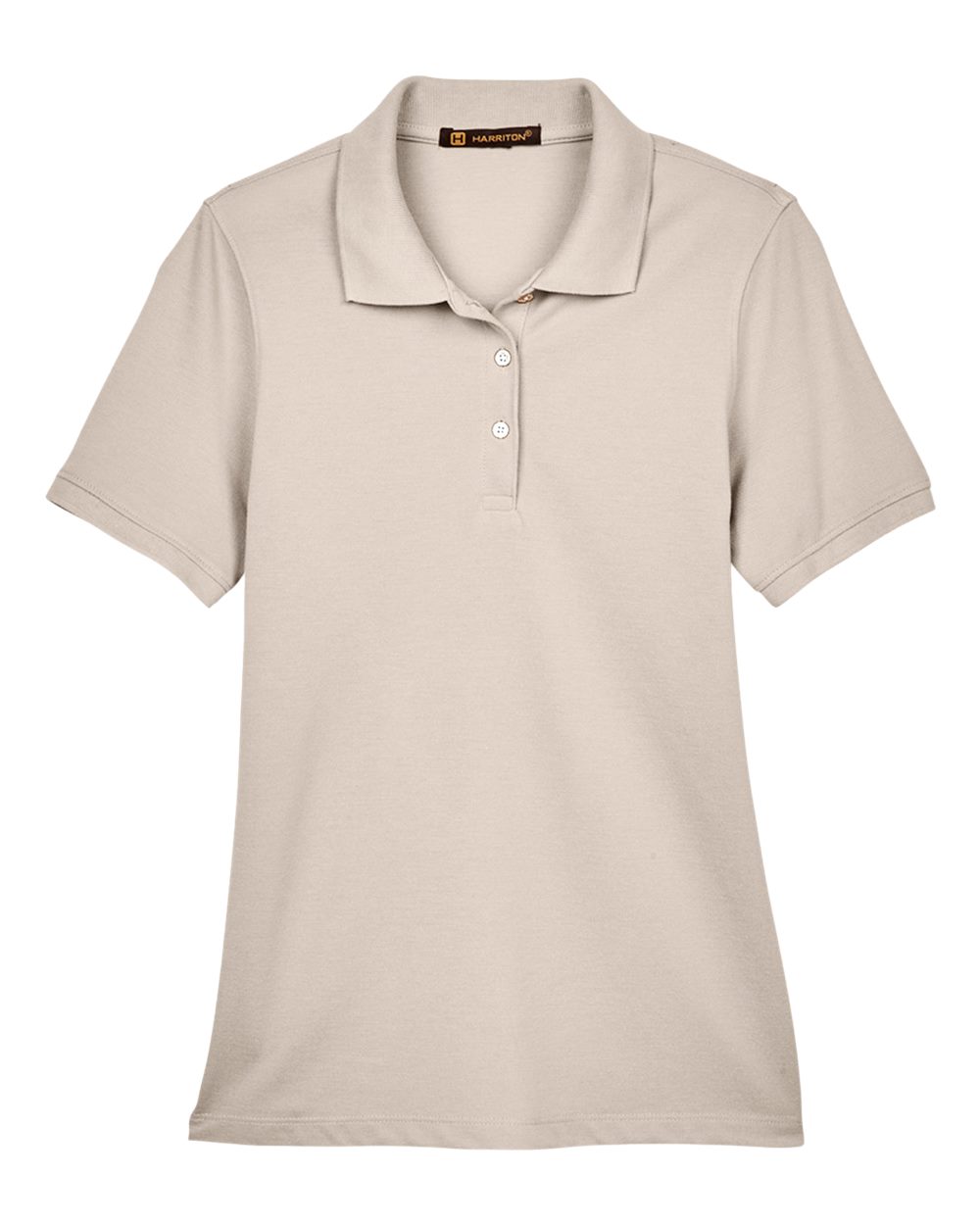 Harriton Women's Easy Blend Polo. M265W - Stone