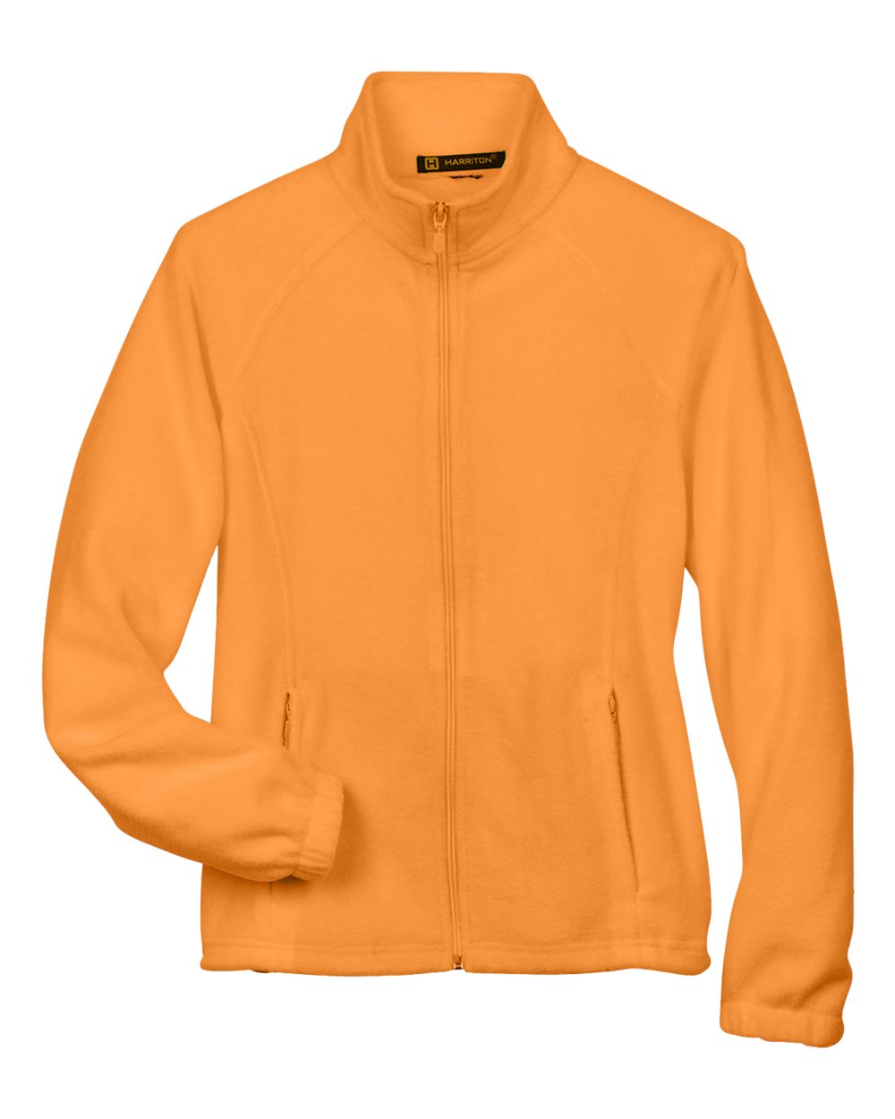 Harriton Women's Full-Zip Fleece. M990W - Safety Orange