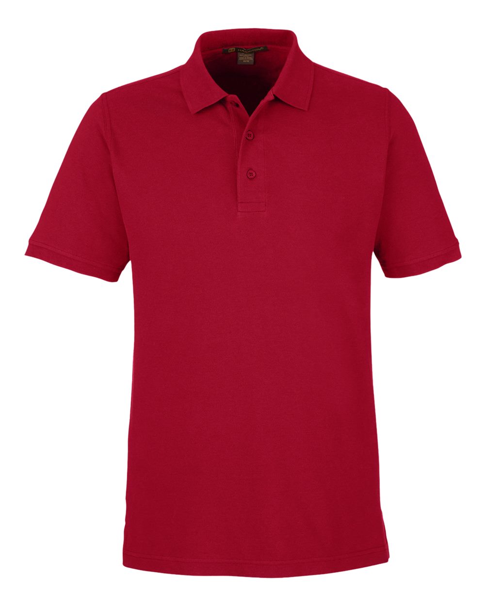 Harriton Men's Valiant Cotton Snag Protect Polo. M205 - Red