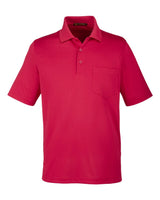 Harriton Men's Advantage Snag Protection Plus IL Pocket Polo. M348P - Red