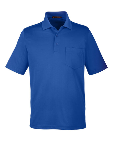 Harriton Men's Advantage Snag Protection Plus IL Pocket Polo. M348P - True Royal