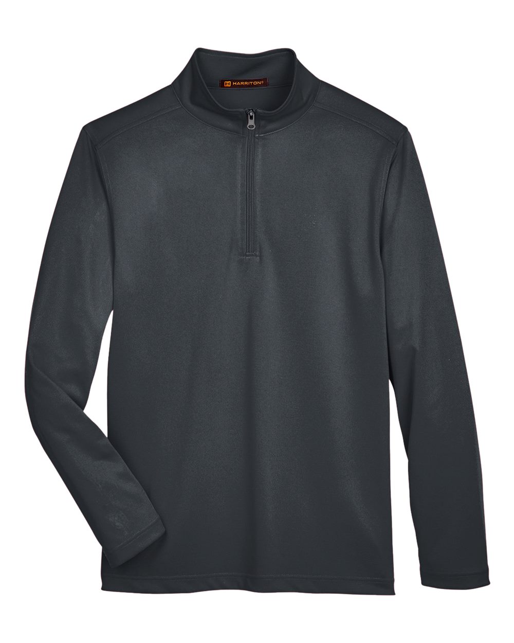 Harriton Men's Advantage Snag Protection Plus Quarter-Zip Pullover. M748 - Dark Charcoal