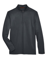 Harriton Men's Advantage Snag Protection Plus Quarter-Zip Pullover. M748 - Dark Charcoal
