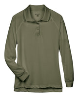 Harriton Women's Advantage Long Sleeve Tactical Polo. M211LW - Tactical Green