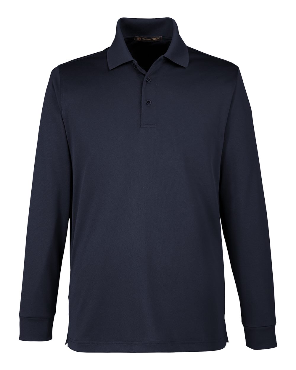 Harriton Men's Advantage Snag Protection Plus IL Long Sleeve Polo. M348L - Dark Navy