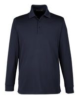 Harriton Men's Advantage Snag Protection Plus IL Long Sleeve Polo. M348L - Dark Navy