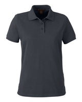 Harriton Women's Valiant Cotton Snag Protect Polo. M205W - Dark Charcoal