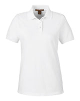 Harriton Women's Valiant Cotton Snag Protect Polo. M205W - White
