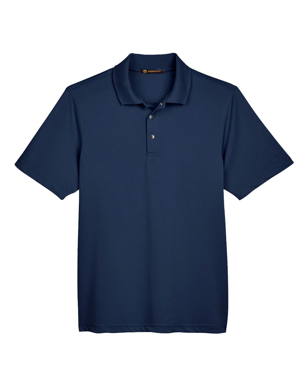 Harriton Men's Advantage Snag Protection Plus IL Snap Placket Polo. M345 - Dark Navy