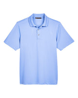 Harriton Men's Advantage Snag Protection Plus IL Snap Placket Polo. M345 - Industry Blue