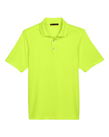 Harriton Men's Advantage Snag Protection Plus IL Snap Placket Polo. M345 - Safety Yellow