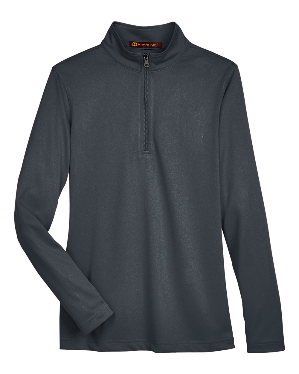 Harriton Women's Advantage Snag Protection Plus Quarter-Zip Pullover. M748W - Dark Charcoal
