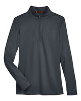 Harriton Women's Advantage Snag Protection Plus Quarter-Zip Pullover. M748W - Dark Charcoal