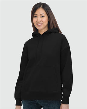 Bayside Women's USA-Made Hooded Sweatshirt. 7760