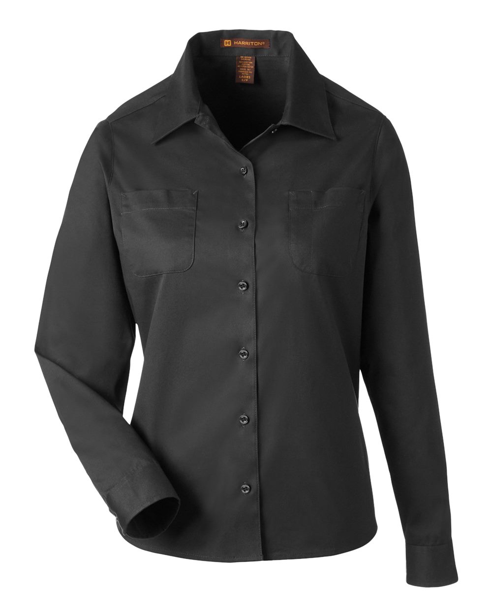 Harriton Women's Advantage IL Workshirt. M585LW - Dark Charcoal