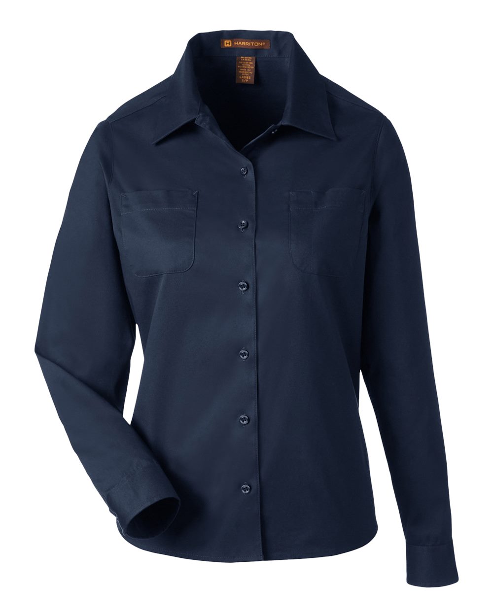 Harriton Women's Advantage IL Workshirt. M585LW - Dark Navy
