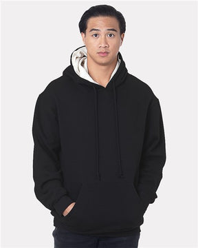 Bayside Unisex USA-Made Super Heavy Thermal Lined Hooded Sweatshirt. 930