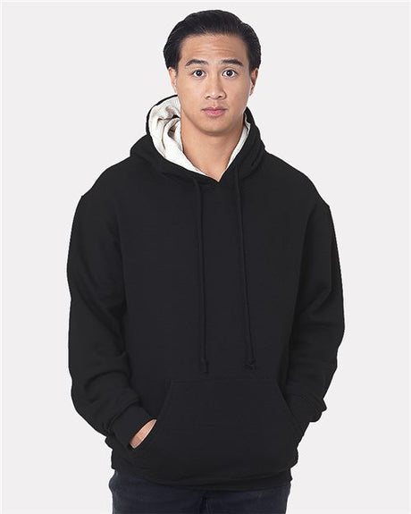 Bayside Unisex USA-Made Super Heavy Thermal Lined Hooded Sweatshirt. 930