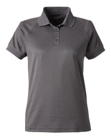 Harriton Women's Charge Snag and Soil Protect Polo. M208W - Dark Charcoal