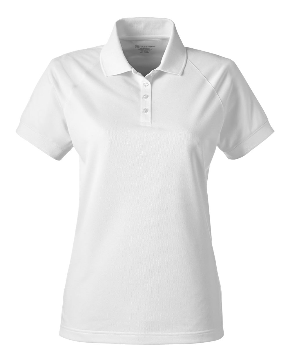 Harriton Women's Charge Snag and Soil Protect Polo. M208W - White