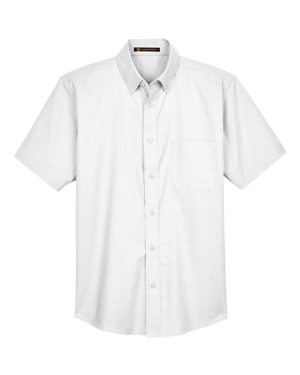 Harriton Men's Oxford Short Sleeve with Stain-Release. M600S - White