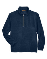 Harriton Men's Fleece Quarter-Zip Pullover. M980 - Navy