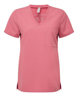 Onna Women's Limitless V-Neck Stretch Scrub Top. NN300 - Calm Pink