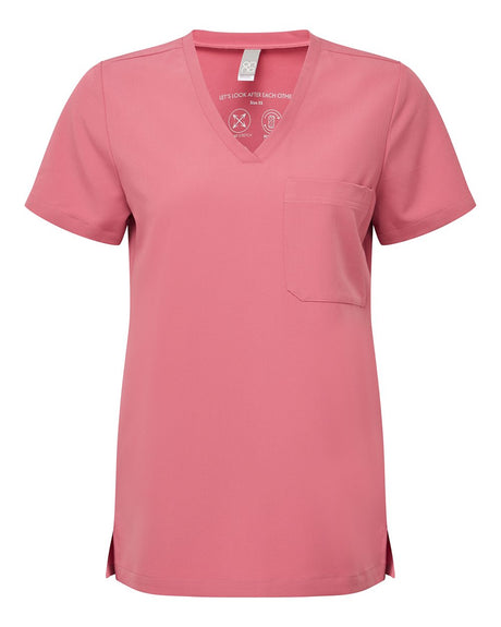 Onna Women's Limitless V-Neck Stretch Scrub Top. NN300 - Calm Pink